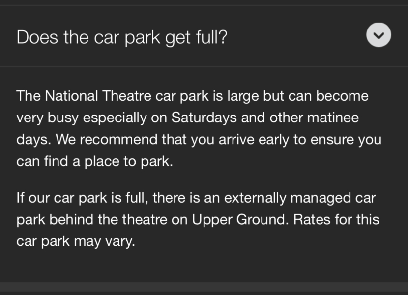 National Theatre Parking