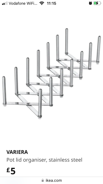 How the feck do you store pots and pans?