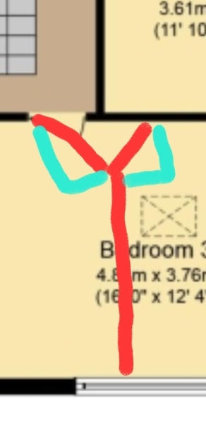 Any builders/architects about? Could this room be split in 2?