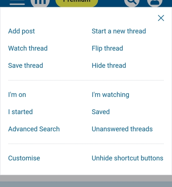 New feature - save threads & posts