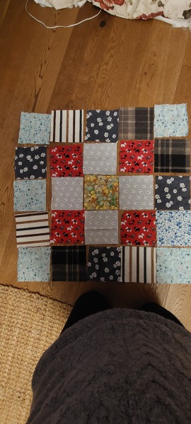 Dementia fidget blanket 
