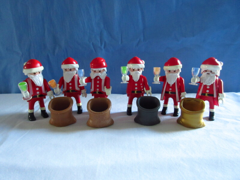 It's the start of advent for the Playmobil people in our house...