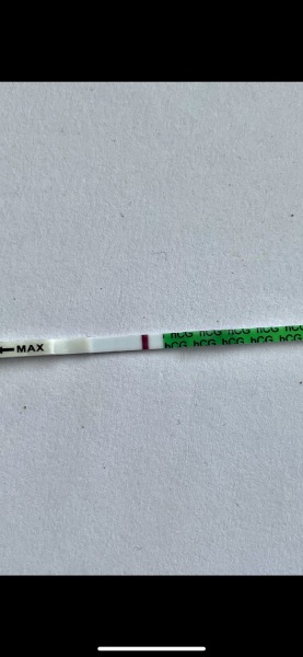 Constant peak and faint preg test