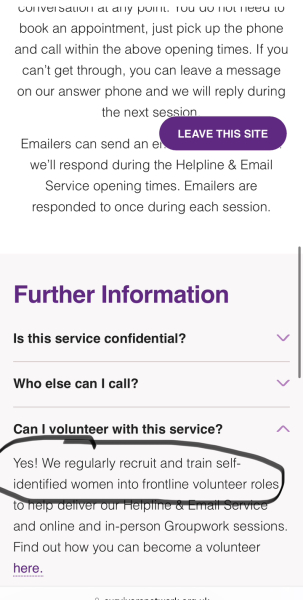 New 24 hour Rape & Sexual Abuse Support Line 