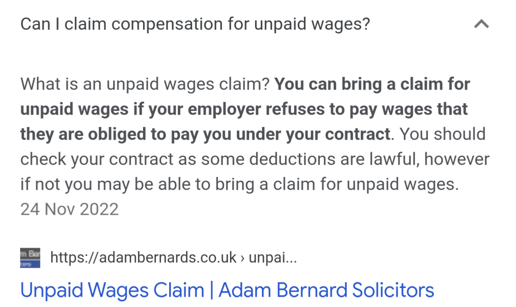 Title edited by MNHQ at request of OP - Advice pls on labour exploitation law (a minor not being paid at work).