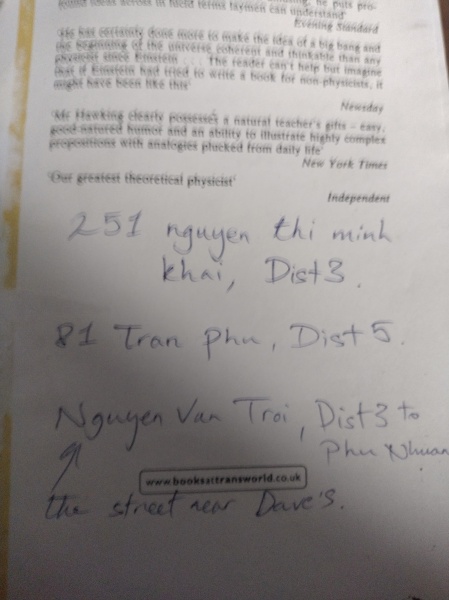 Things you find in second hand books