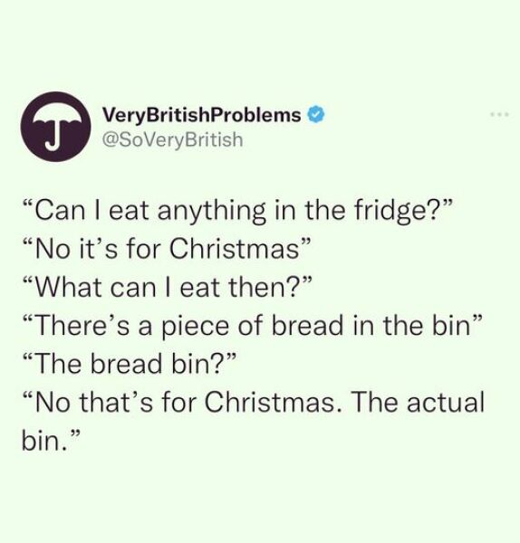 How do you not eat all the Christmas stuff 🤷🏻‍♀️