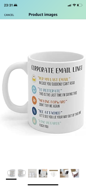 to be utterly sick of this maddeningly nonsensical bit of corporate wankspeak?