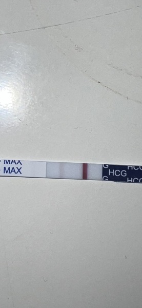 Sorry new to this but is this pregnant? Line is very faint?