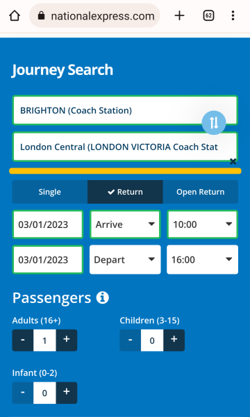 London appointment on 3rd Jan - no trains. No way round it?