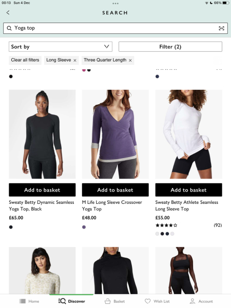 Specific workout top request- help!