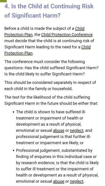 To disagree with social services? 