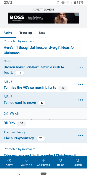 Can we have the ability to hide a thread without opening it? 