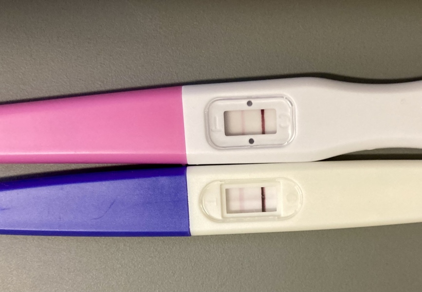 A tiny faint shadow??