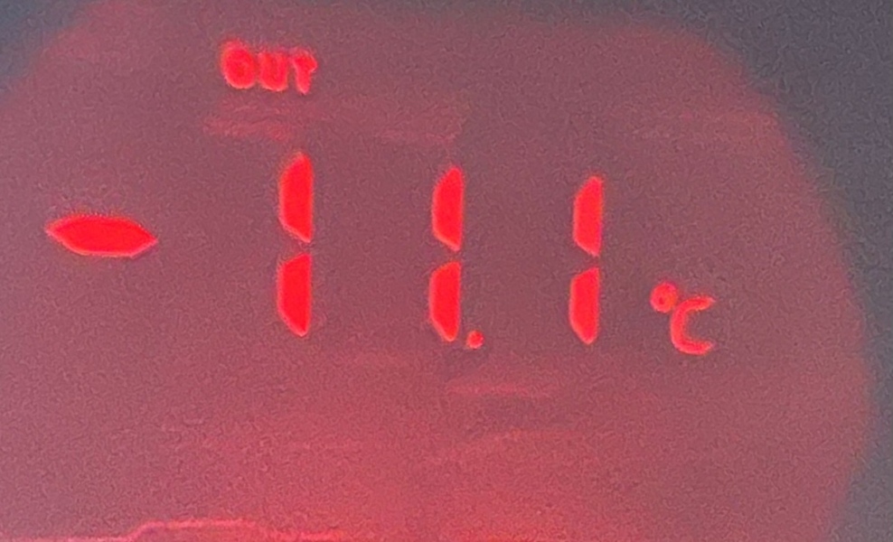 To be fucking freezing