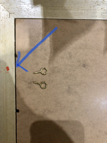 How do I hang this picture frame?