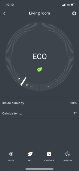 How cold is your house without the heating on?