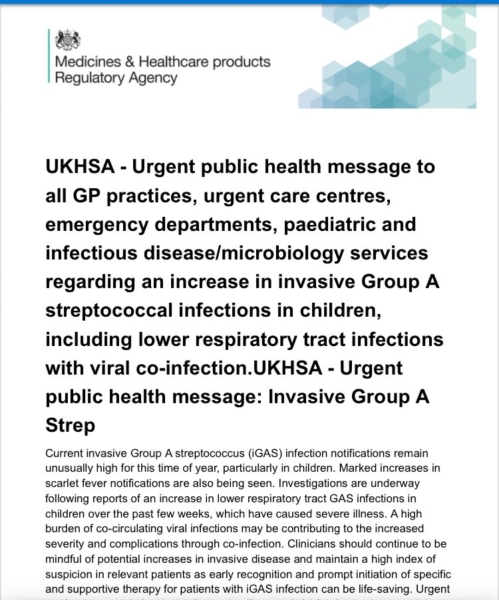 Strep A infection 