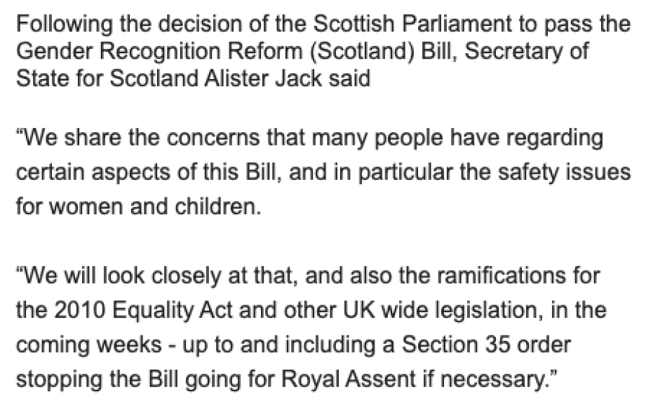 Scottish Parliament final debate on Gender Recognition Reform today