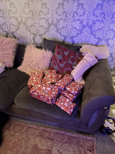 To be worried my daughter is going to be disappointed with her Christmas presents?