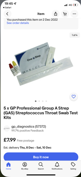 Strep A infection 