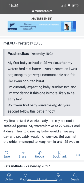 Please give me hope for 21 week PPROM / early broken waters