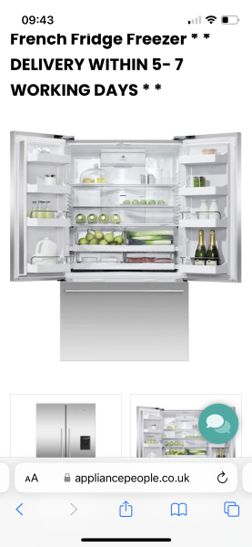 Tell me about your American fridge/freezers