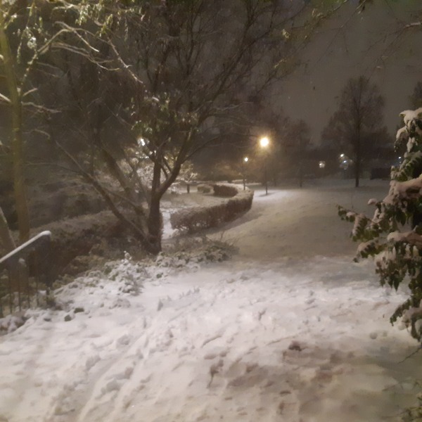 Snow warning for east London and thereabouts