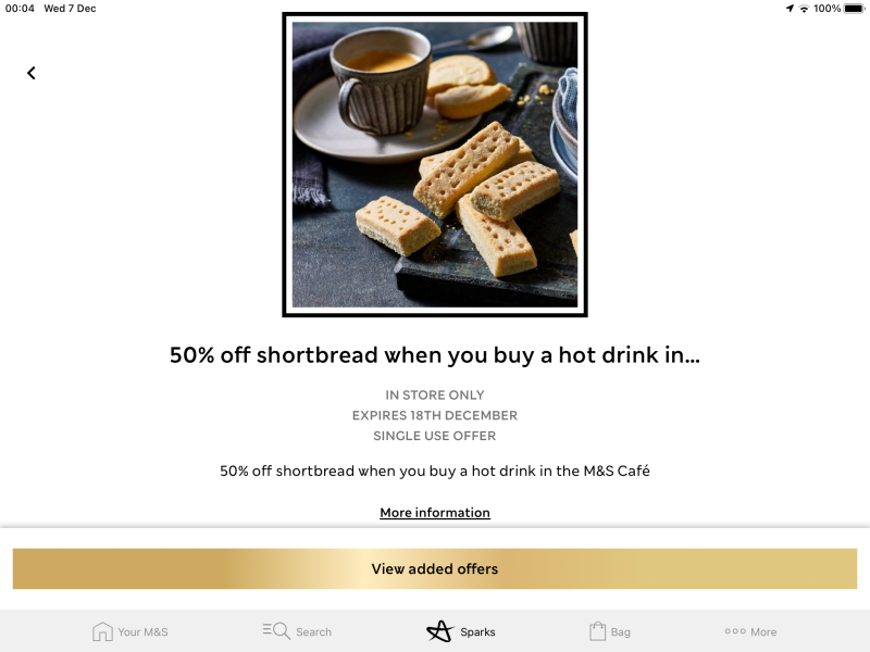 M&S Sparks 12 Days of Christmas