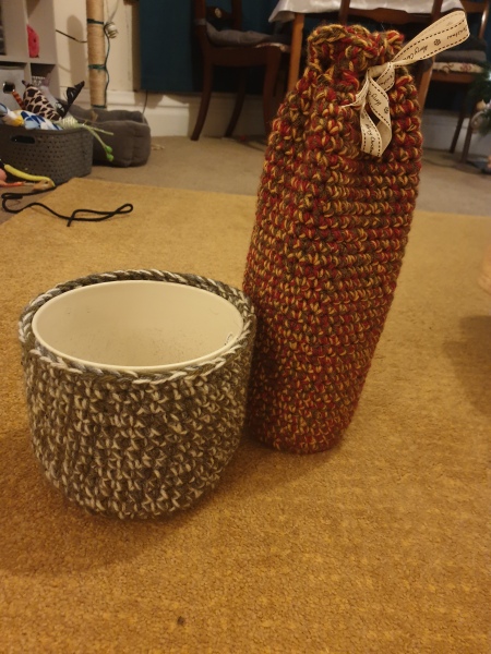 It's Crochet,  Knit & Natter 9: So Many Projects, So Little Time. (Oh well - I almost made it rhyme!)