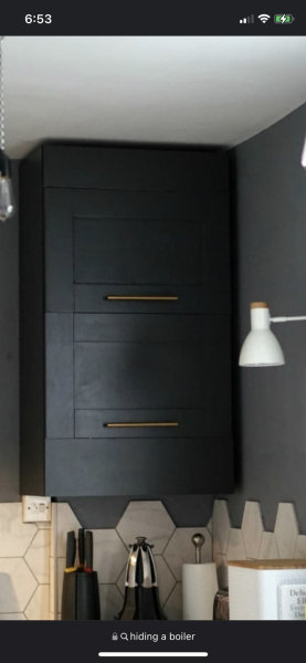 New boiler impossible to hide… aesthetics dilemma