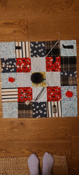Dementia fidget blanket 