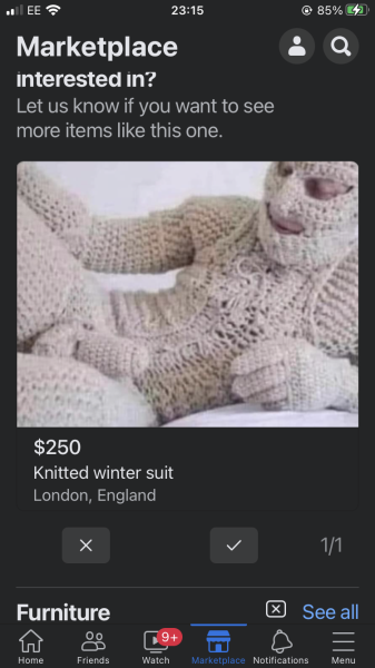 This just came up on Facebook marketplace 