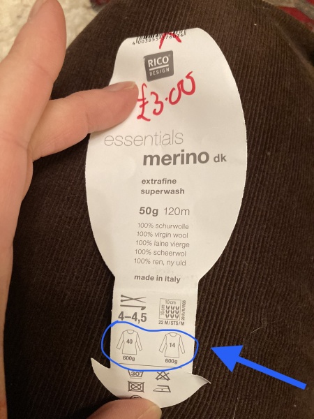 What does this mean on my yarn?