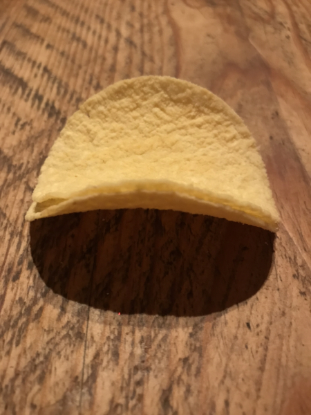 How do you eat a Pringle?