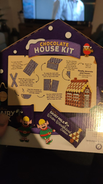 Cadbury dairy milk Christmas house