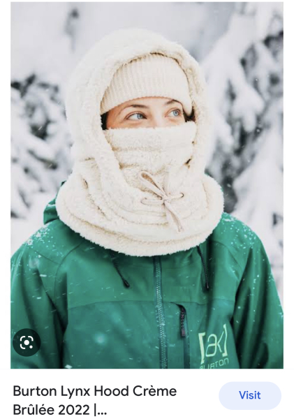 Keeping face warm in winter 