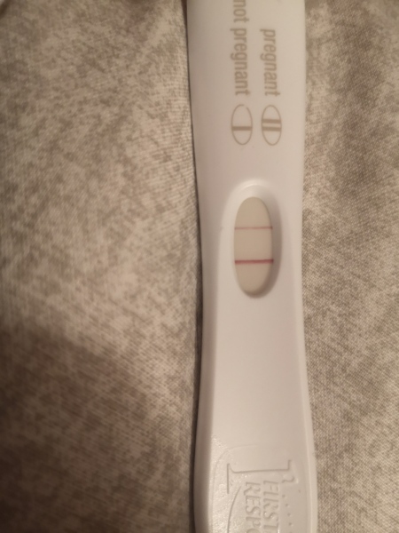 *Warning - Graphic image* Positive test (IC and FR) but watery bleeding for nearly a week