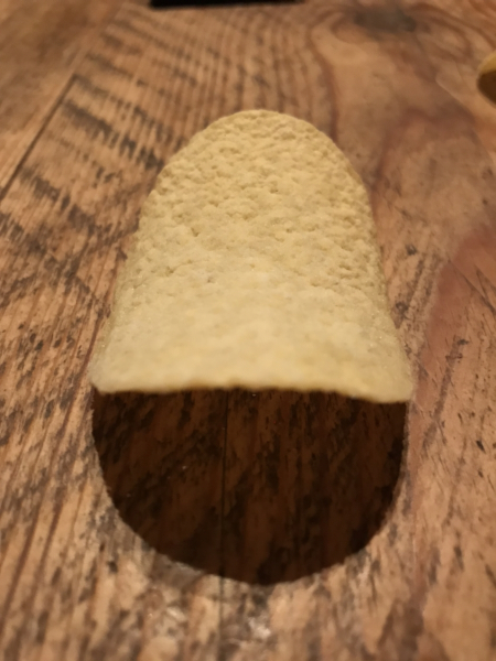 How do you eat a Pringle?