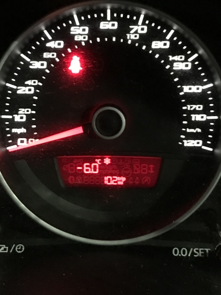 How cold is it by you?