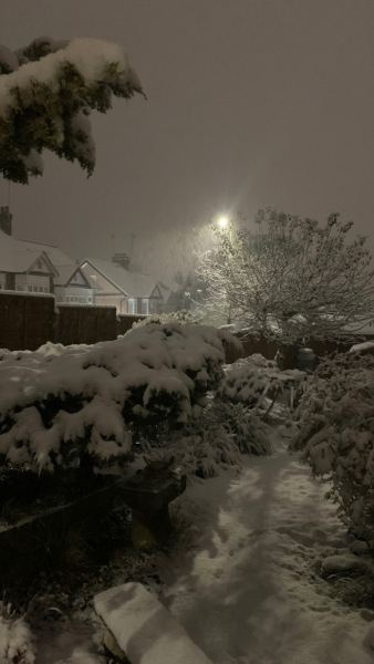 Snow warning for east London and thereabouts