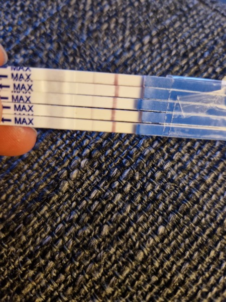 Just tested negative at the doctors - Hand hold?