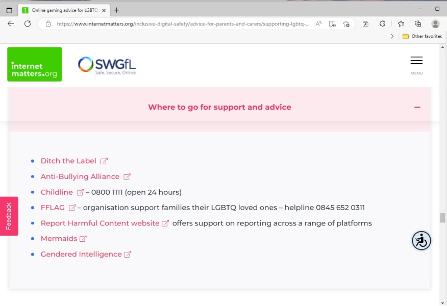 School seems generally sensible.  They sent out internet advice for parents - yup, Stonewalled.