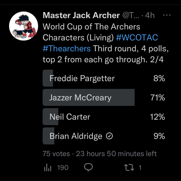 Archers thread #143: In the Bleak Midwinter, Ambridge Folk Make Moan. Best Christmas ever? Probably not! Discuss The Archers here.