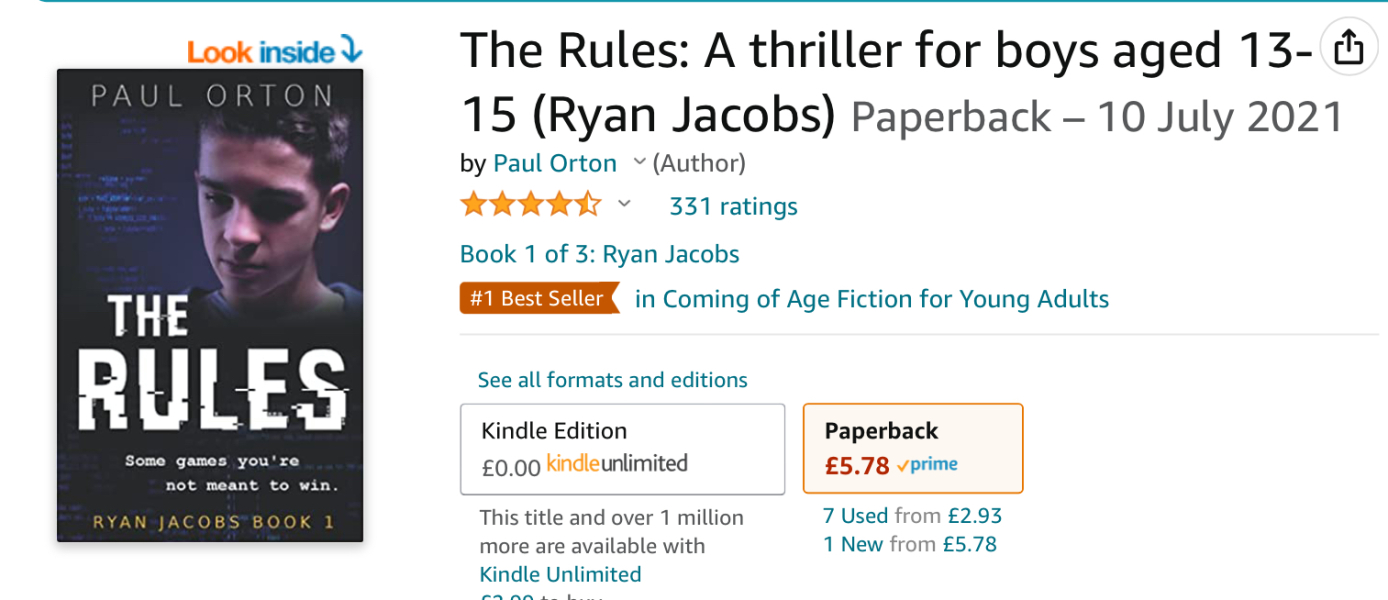 Book ideas for 14yo boy