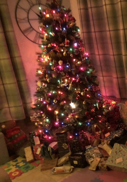 What colour lights do you have on your tree?