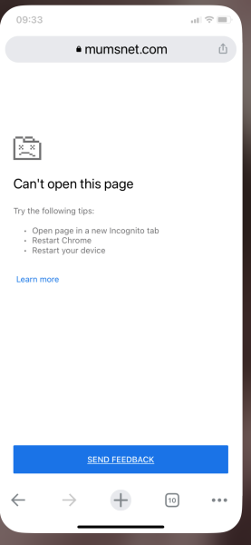 Losing the end of posts on app