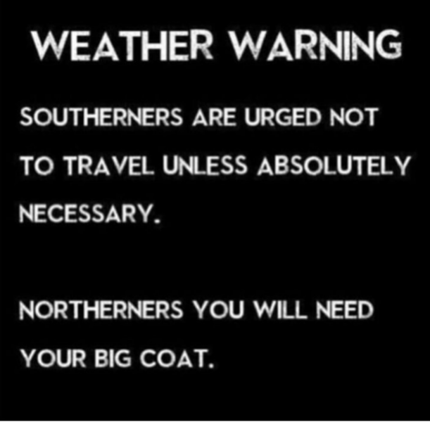 Weather hysteria