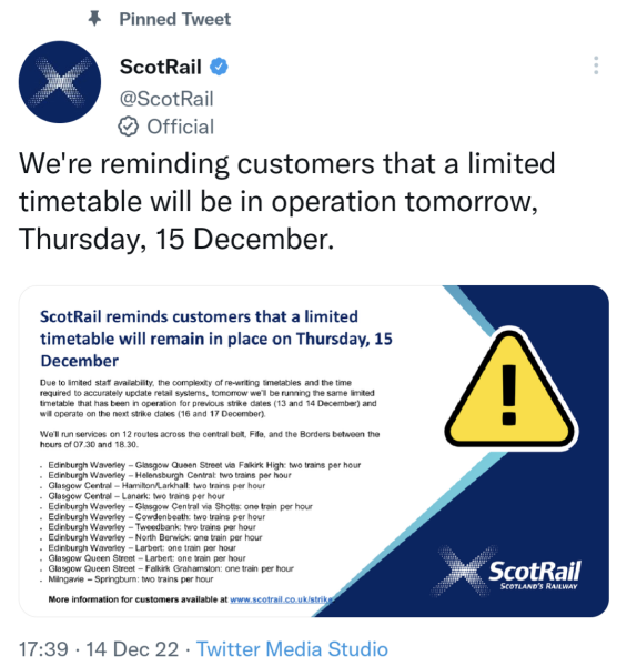 Anyone else not seeing any trains for tomorrow on Trainline? 