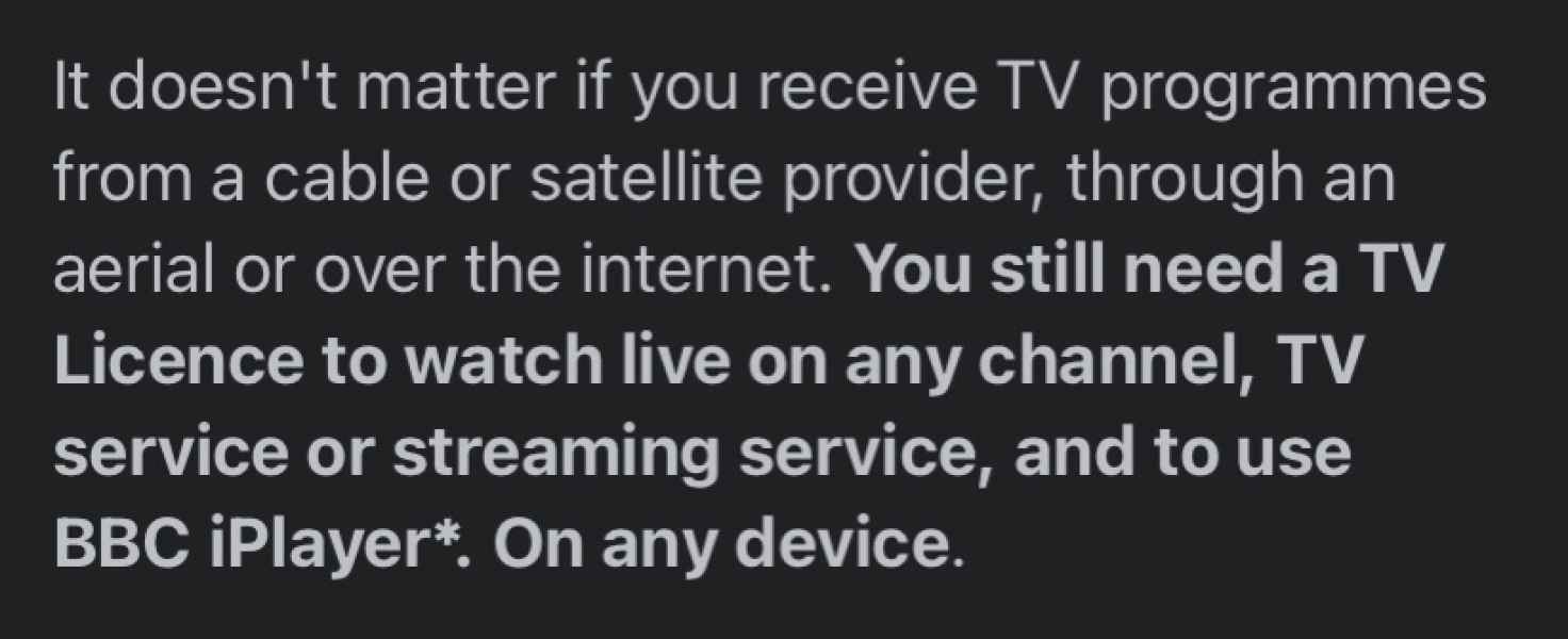 TV license 